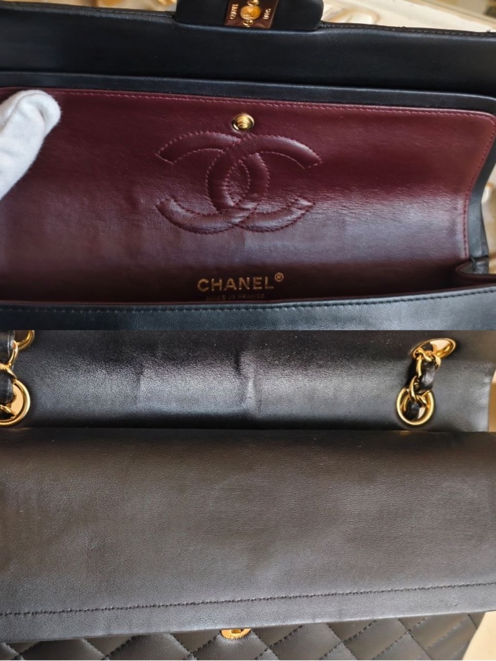 CHANEL Black Quilted Shoulder Bag with Gold Hardware - Picture 3 of 16